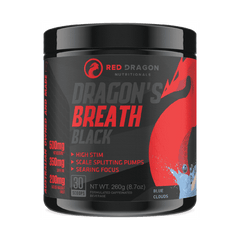 Dragons Breath Black Pre-Workout by Red Dragon Nutritionals - Stacked Supps