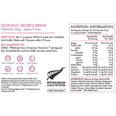 PEAKFUEL Isotonic Sports Drink Powder 520G