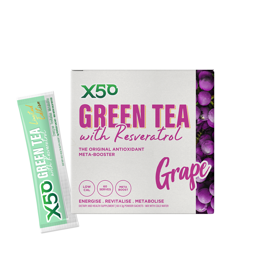 X50 Green Tea + Resveratrol 60 Servings