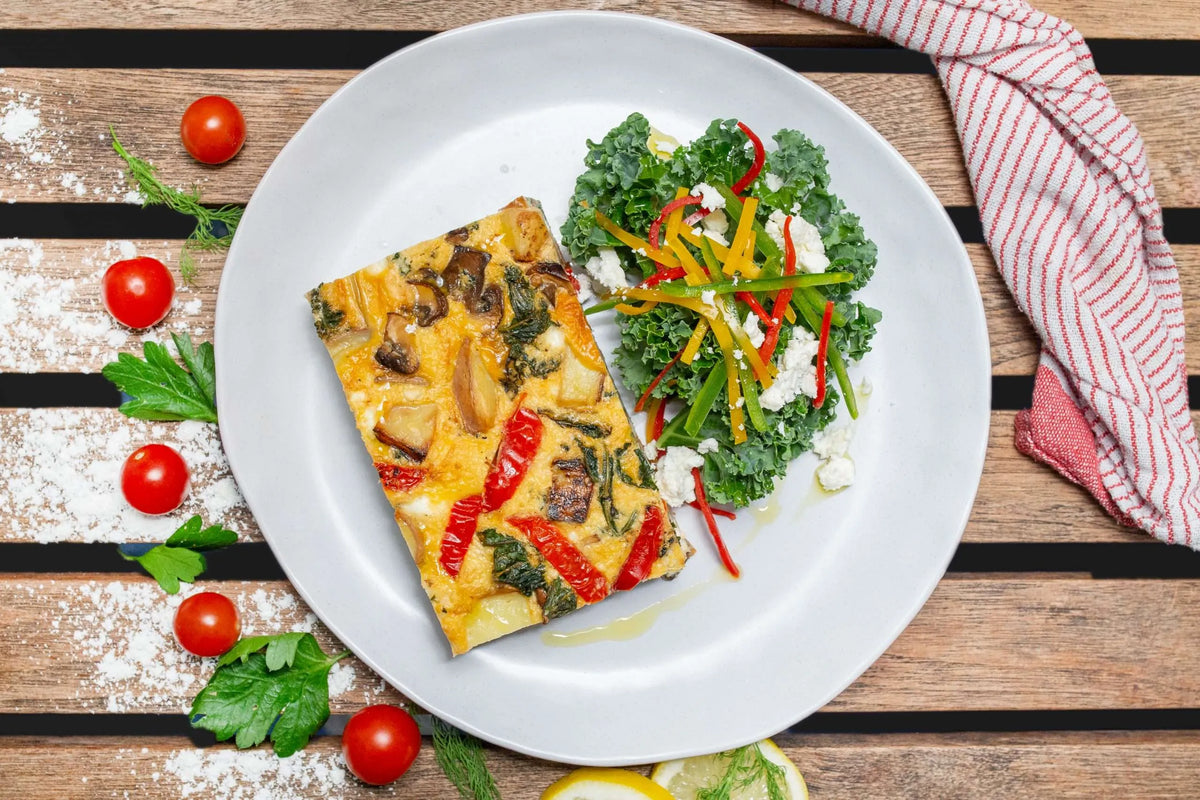 Egg White & Potato Omelette