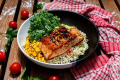 Salmon Poke Bowl GAIN by Papa Macros