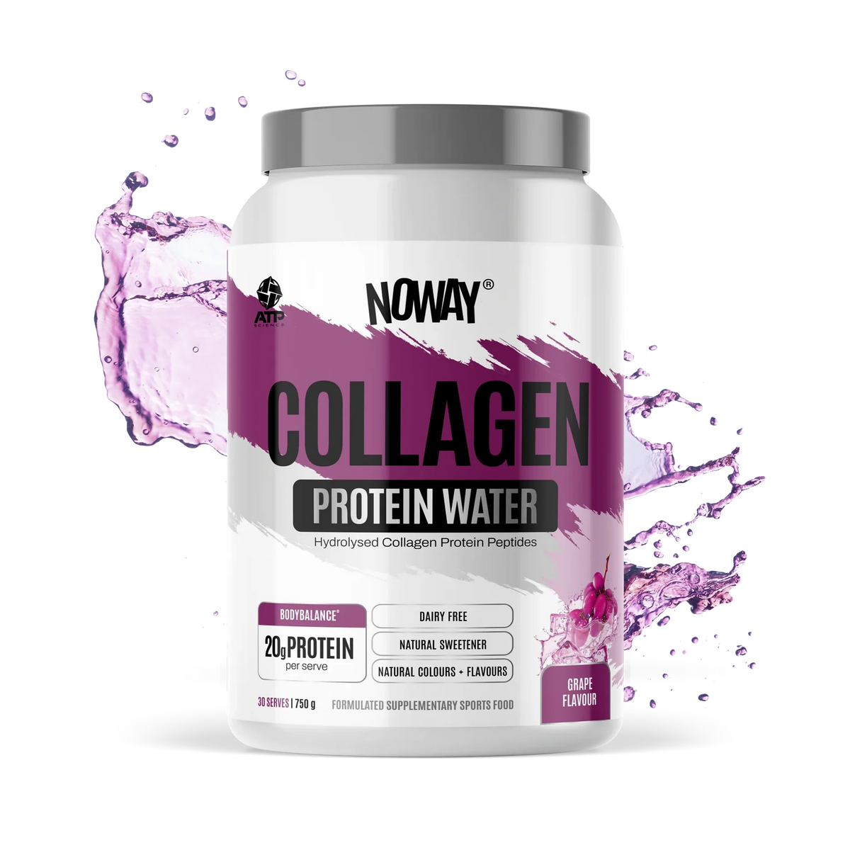 NOWAY COLLAGEN PROTEIN WATER Stacked Supps