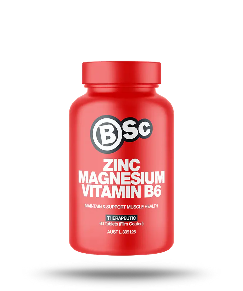 Zinc Magnesium Vitamin B6 60 Tablets by body science BSC