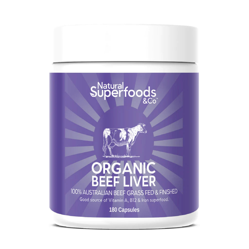 Natural Superfoods Organic Beef liver caps