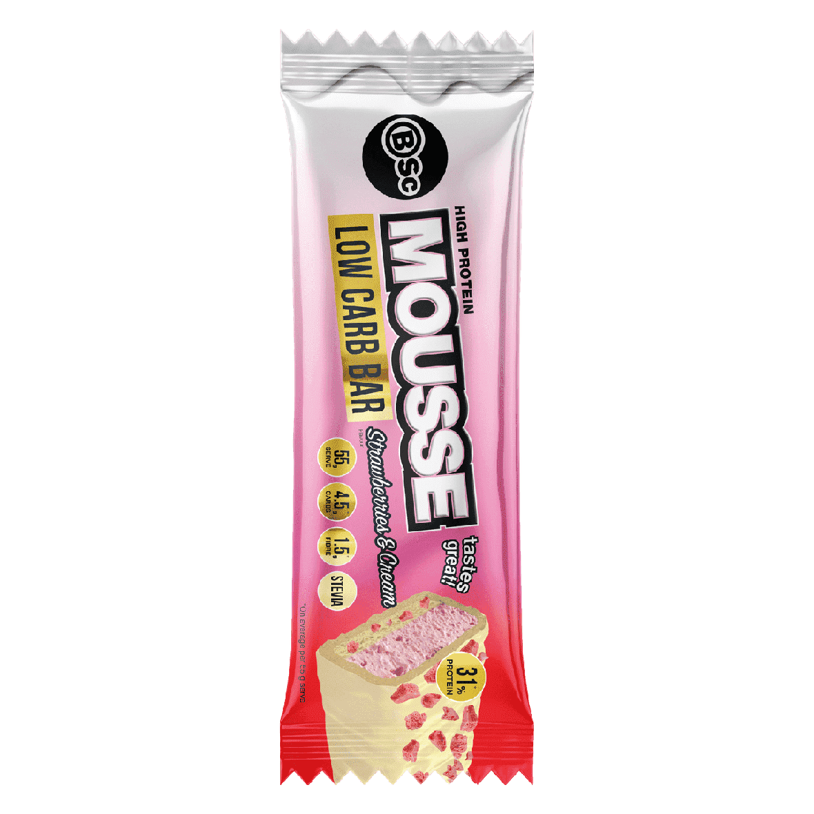 BSC High Protein Mousse Bar - Stacked Supps