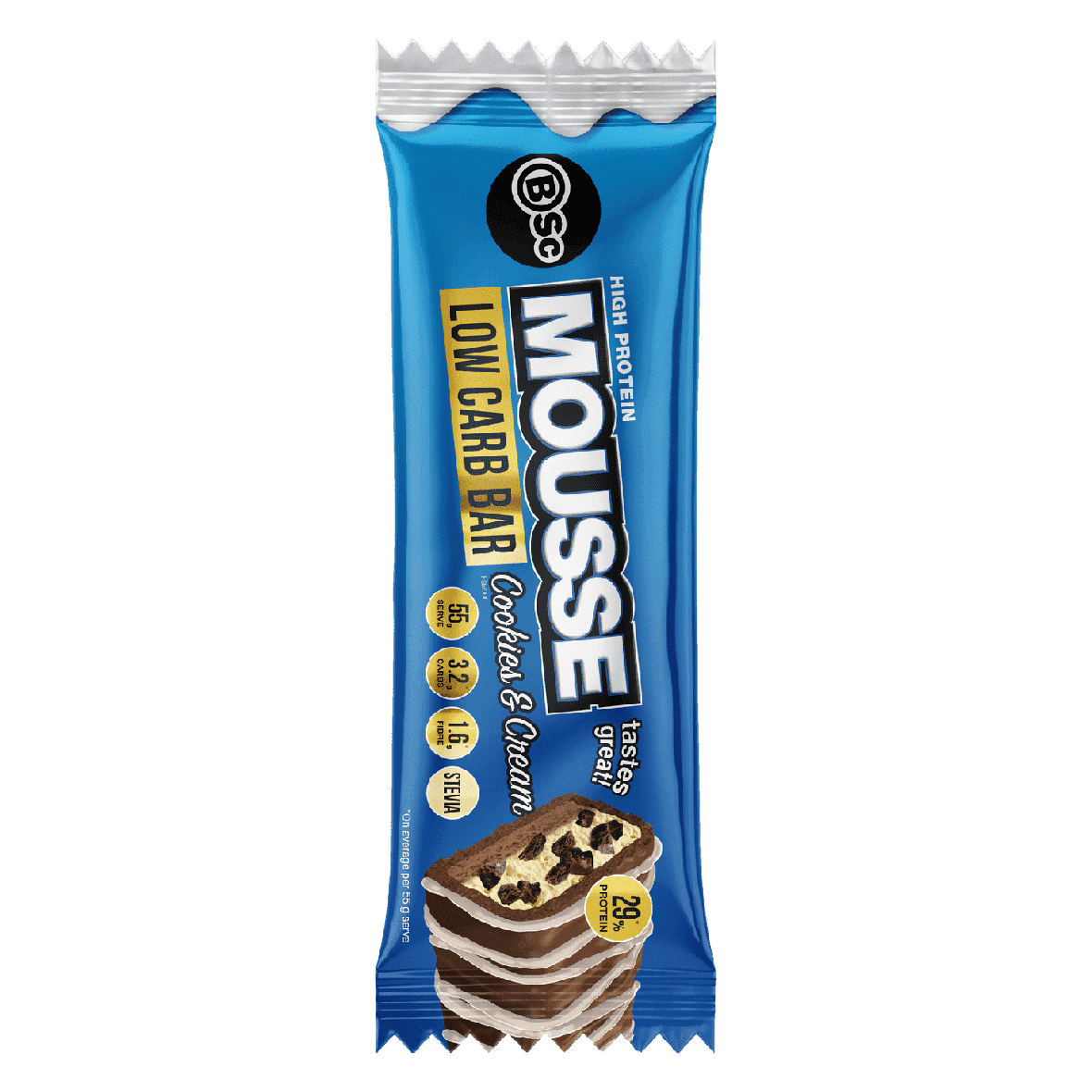 BSC High Protein Mousse Bar - Stacked Supps