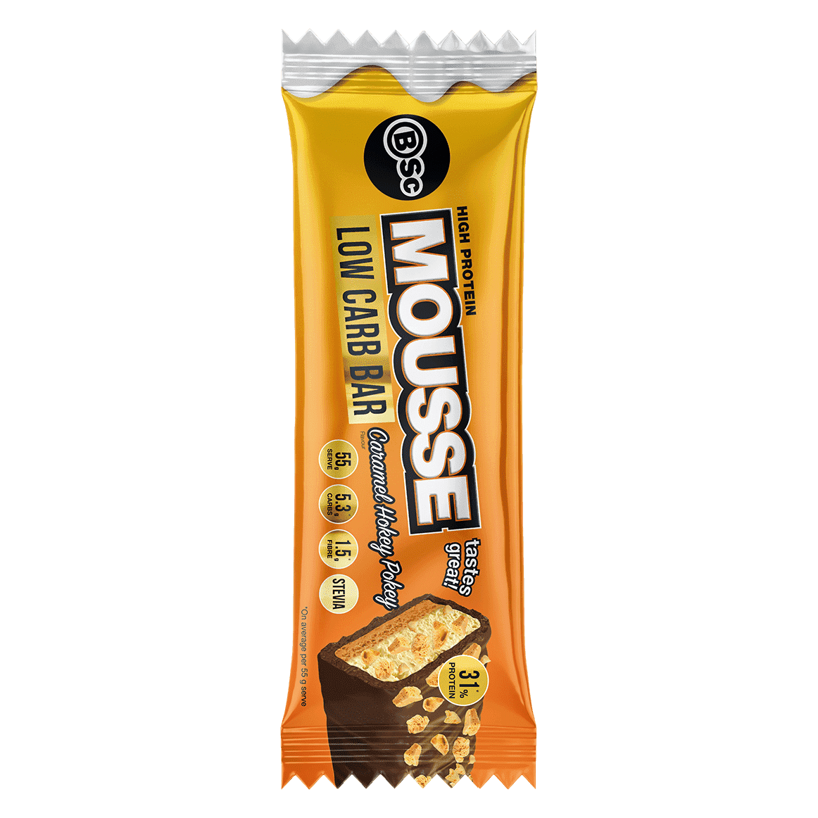 BSC High Protein Mousse Bar - Stacked Supps