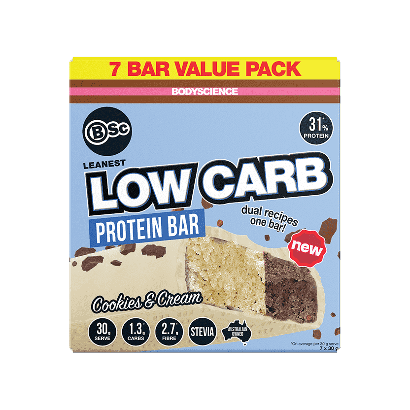 BSC Leanest Low carb Bar - Stacked Supps