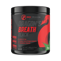 Dragons Breath Black Pre-Workout by Red Dragon Nutritionals - Stacked Supps