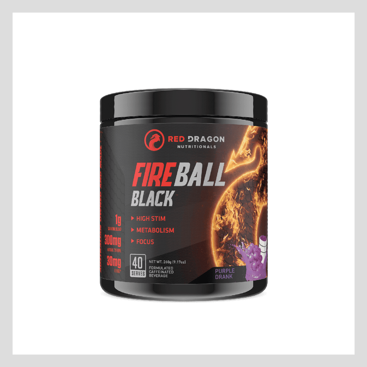 Fireball Black - Stacked Supps