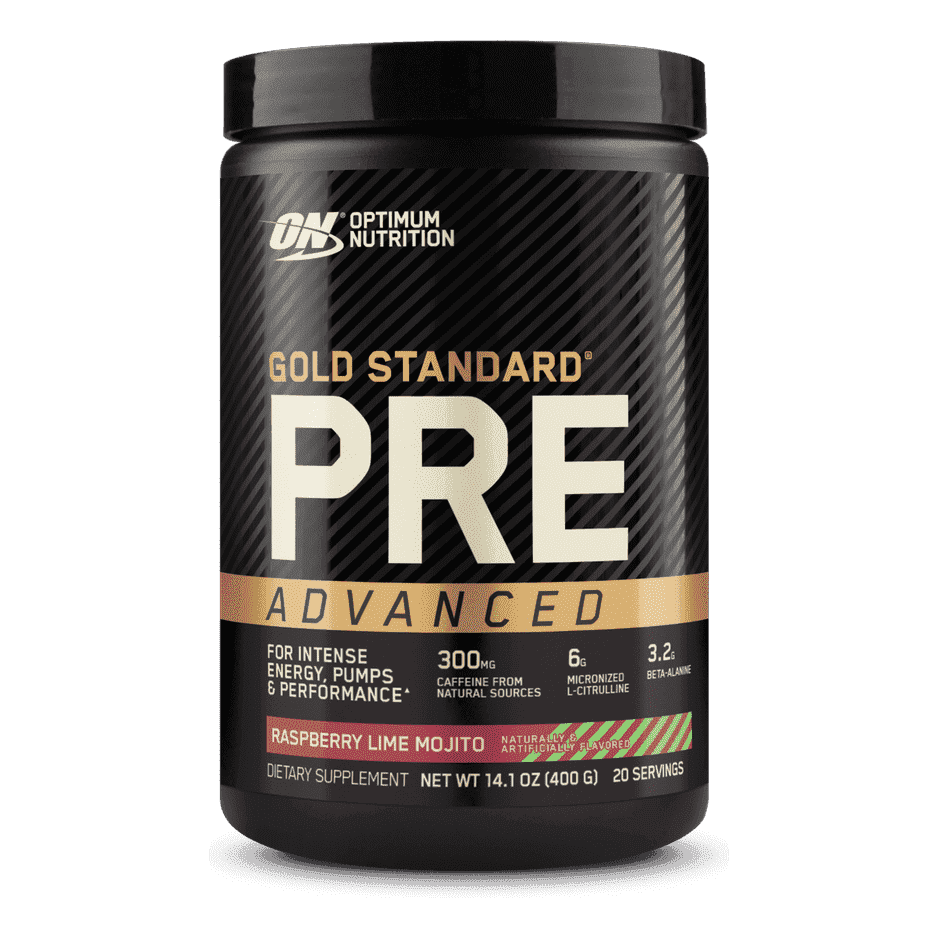 Gold Standard Pre Advanced By Optimum Nutrition - 20 Serve - Stacked Supps