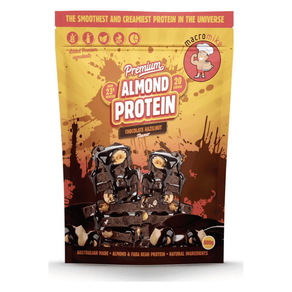 Macro Mike Almond Protein - Stacked Supps