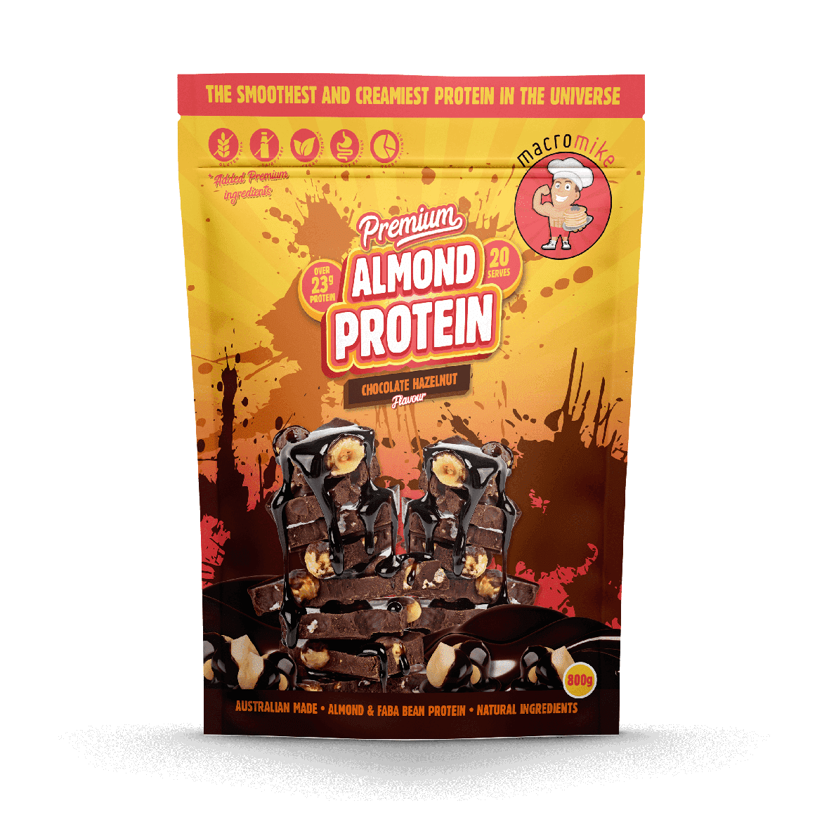 Macro Mike Almond Protein - Stacked Supps