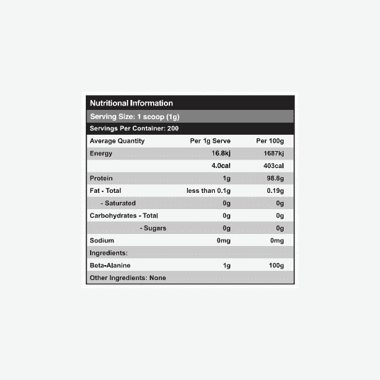 Red Dragon Beta Alanine - Stacked Supps